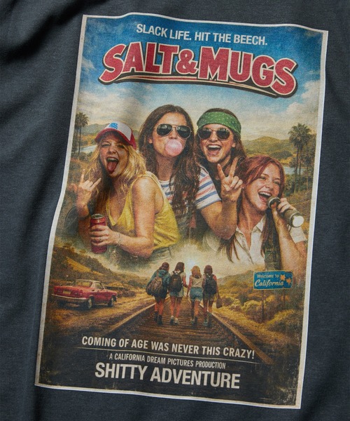 SALT&MUGS(ソルトアンドマグス)の「Journey(Tシャツ/カットソー・メンズ・ホワイト/ブラック・SMALL/MEDIUM/LARGE/X-LARGE)」の6枚目の写真
