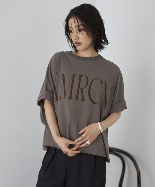 Americana/アメリカーナ 別注 クロップド ワイドシルエット ロール