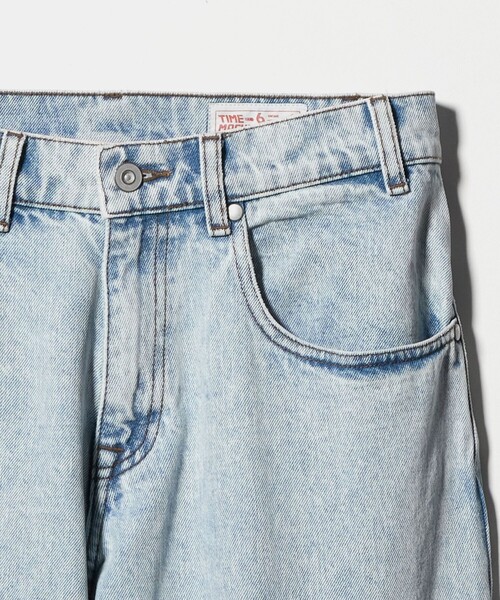 6(ロク)の「<timemachine>LOOSE&BAGGY PANTS CHEMICAL/デニムパンツ(デニムパンツ・レディース・ライトブルー・26/25/28/27/24)」の3枚目の写真