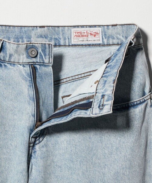 6(ロク)の「<timemachine>LOOSE&BAGGY PANTS CHEMICAL/デニムパンツ(デニムパンツ・レディース・ライトブルー・26/25/28/27/24)」の7枚目の写真