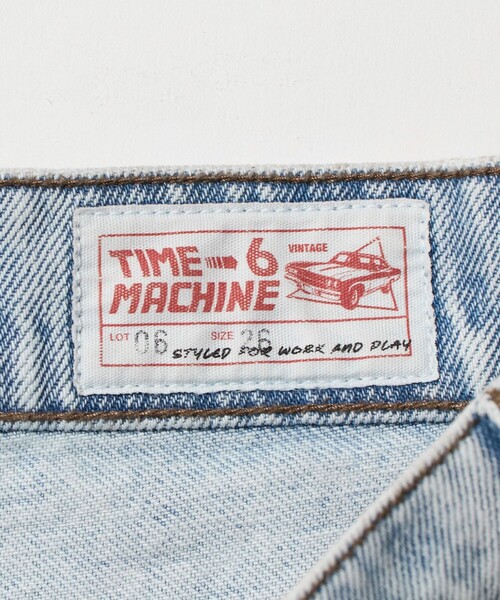 6（ロク）の「＜timemachine＞LOOSE&BAGGY PANTS CHEMICAL/デニムパンツ（デニムパンツ・レディース・ライトブルー・26/25/28/27/24）」の13枚目の写真