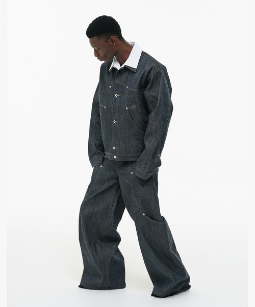 GOAT ESSENCE（ゴートエッセンス）の「DENIM PANTS（デニムパンツ・メンズ・ネイビー・2/1）」の6枚目の写真