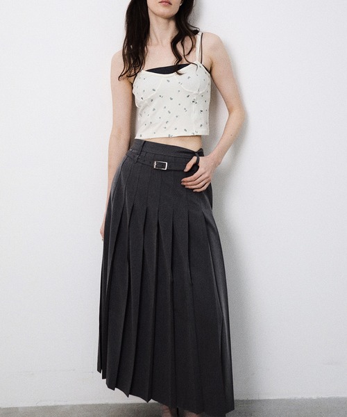 Ameri(アメリ)の「MEDI FRUIT DOT LAYERED TOP(タンクトップ・レディース・ネイビー/アイボリー/ブラック・SMALL/MEDIUM)」の4枚目の写真