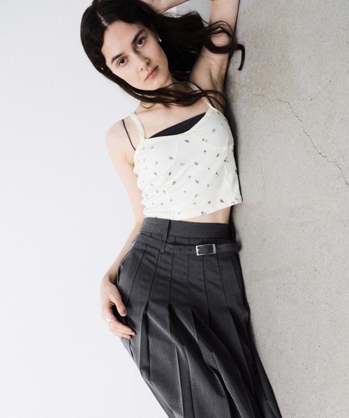 Ameri(アメリ)の「MEDI FRUIT DOT LAYERED TOP(タンクトップ・レディース・ネイビー/アイボリー/ブラック・SMALL/MEDIUM)」の5枚目の写真
