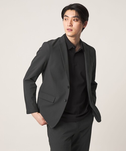 A DAY IN THE LIFE UNITED ARROWS(アデイインザライフユナイテッドアローズ)の「ハイツイスト ドビー 2ボタンジャケット<A DAY IN THE LIFE>(テーラードジャケット・メンズ・ネイビー/ダークグレー・XL/L/M/S)」の2枚目の写真