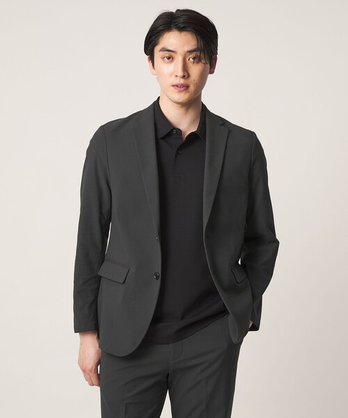 A DAY IN THE LIFE UNITED ARROWS(アデイインザライフユナイテッドアローズ)の「ハイツイスト ドビー 2ボタンジャケット<A DAY IN THE LIFE>(テーラードジャケット・メンズ・ネイビー/ダークグレー・XL/L/M/S)」の16枚目の写真