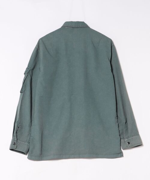 Eddie Bauer(エディーバウアー)の「EBTEK ハードウォッシュド ジップシャツ(シャツ/ブラウス・メンズ・グレイッシュブルー/ブルー/モスグリーン・S/M/L/XL)」の4枚目の写真