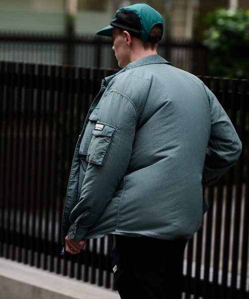 Eddie Bauer(エディーバウアー)の「EBTEK ハードウォッシュド ジップシャツ(シャツ/ブラウス・メンズ・グレイッシュブルー/ブルー/モスグリーン・S/M/L/XL)」の5枚目の写真