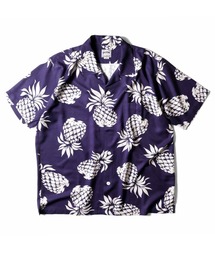HOUSTON ヒューストン PINEAPPLE ALOHA SHIRT パイナップル アロハシャツ / 開襟シャツ