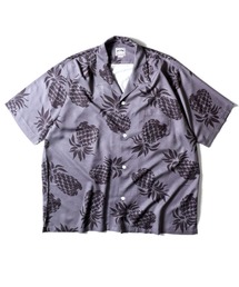 HOUSTON ヒューストン PINEAPPLE ALOHA SHIRT パイナップル アロハシャツ / 開襟シャツ