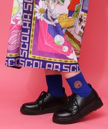 ScoLar（スカラー）の「88J18803：スカラー刺繍リブソックス（ソックス/靴下）」