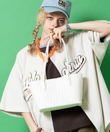 an meets zakka（アンミツザッカ）の「an meets zakka 編み込みトートバッグ（トートバッグ）」