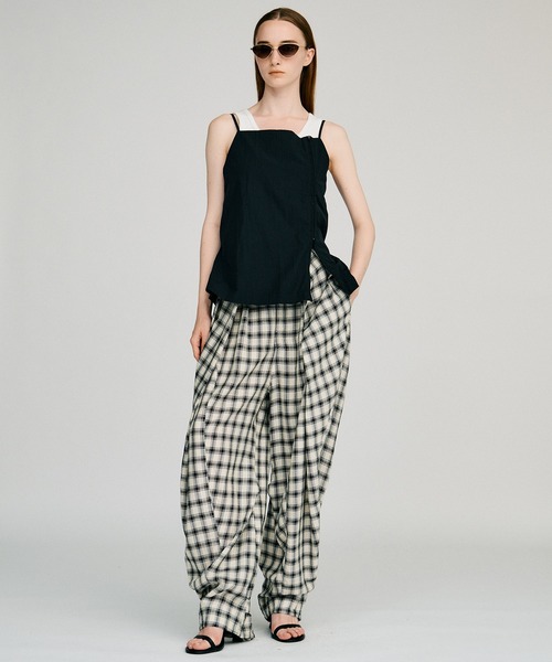 PRANK PROJECT(プランクプロジェクト)の「タックフォルムボリュームチェックパンツ / Tuck Form Volume Check Pants(その他パンツ・レディース・マルチ・36/38)」の16枚目の写真
