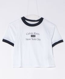 ８(eight)（エイト）の「CALVIN KLEIN 半袖Ｔシャツ ショート丈（Tシャツ/カットソー）」