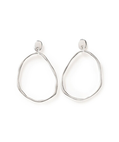 Ray BEAMS(レイビームス)の「Otro Accesorio / サークル ピアス(ピアス(両耳用)・レディース・シルバー・ONE SIZE)」の1枚目の写真