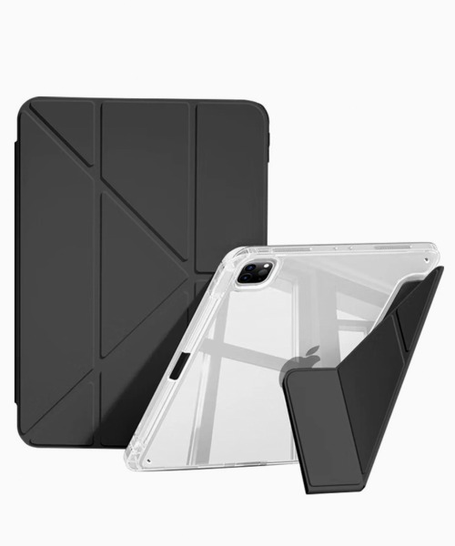 Fun & Daily(ファンアンドデイリー)の「iPad 三つ折りスタンドケース 第12/11/10世代(2025/2022)/ iPad mini6 / mini7(PC・タブレットケース・メンズ・ネイビー/グレー/グリーン/イエロー/ピンク/ブラック・B/A)」の8枚目の写真