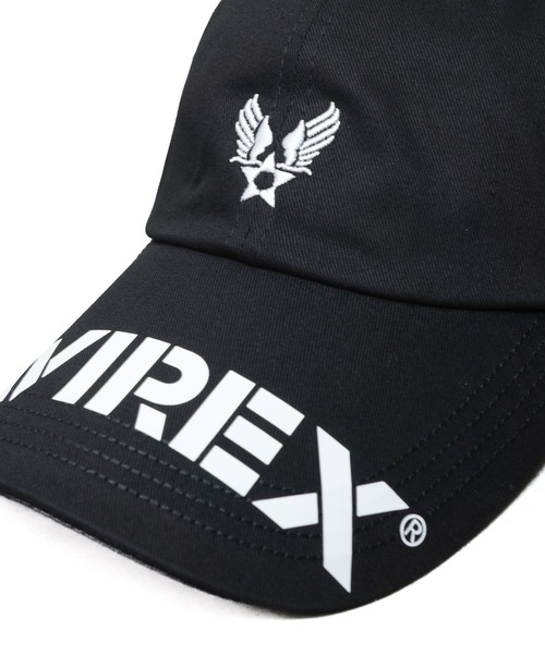 AVIREX(アヴィレックス)の「●AVIREX●BRIM LOGO PRINT CAP(キャップ・メンズ・ブラック・FREE)」の3枚目の写真