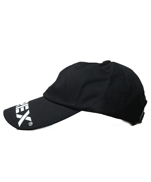 AVIREX(アヴィレックス)の「●AVIREX●BRIM LOGO PRINT CAP(キャップ・メンズ・ブラック・FREE)」の4枚目の写真
