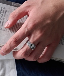 MAISON CLUB(���]���N���u)�́yMAISON CLUB�zWestern Buckle Motif Ring Silver925 KUN(�����O)