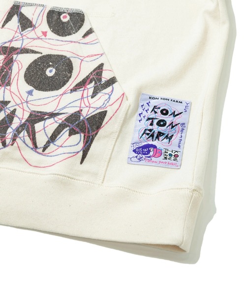 go slow caravan(ゴースローキャラバン)の「32/1 三本引き揃え ヘビー天竺 落書きカオス ラグランTEE(Tシャツ/カットソー・メンズ・ナチュラル・MEDIUM/LARGE/X-LARGE)」の16枚目の写真