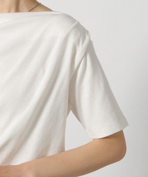 LAKOLE（ラコレ）の「アシメドレープT / 675867（Tシャツ/カットソー・レディース・ブラック/グレー/オフホワイト・FREE）」の10枚目の写真