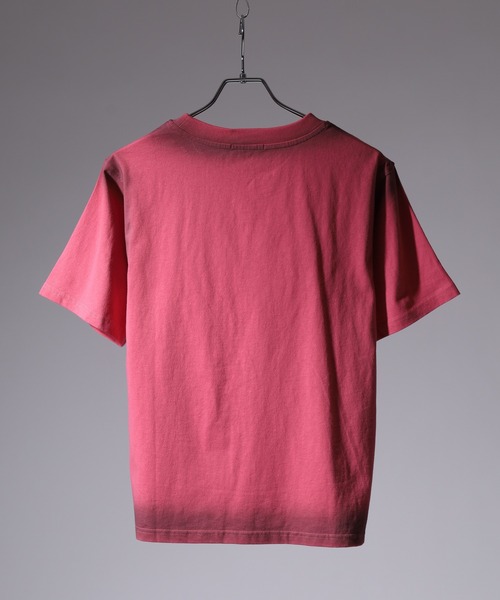 Jungle Storm(ジャングルストーム)の「RESHAM アイレット付き加工スプレー加工Tシャツ 半袖(Tシャツ/カットソー・メンズ・ピンク/ブラック/アイボリー/カーキ・M/L)」の14枚目の写真