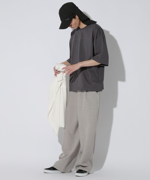 LAKOLE(ラコレ)の「<多機能ウェア>フットボールTシャツ / 667765(Tシャツ/カットソー・メンズ・ホワイト/チャコール/グリーン・LARGE/MEDIUM)」の10枚目の写真