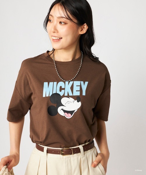 セール】【OP:オーピー】水陸両用ミッキーオーバーサイズTシャツ