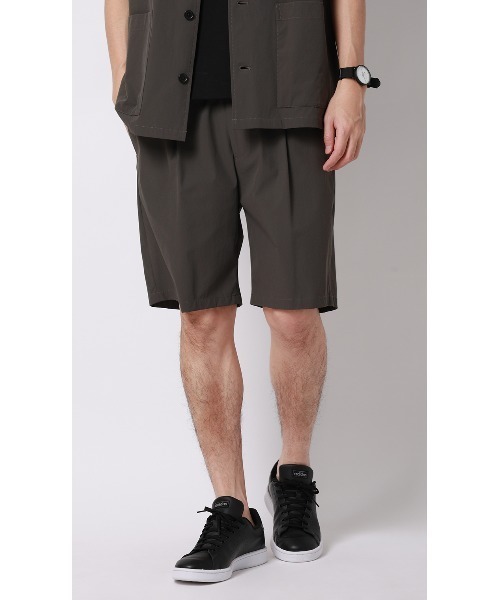 AOYAMA(アオヤマ)の「ショートパンツ【マルチウェイ】【セットアップ着用可】(その他パンツ・メンズ・ブラック/チャコールグレー・L/M)」の2枚目の写真