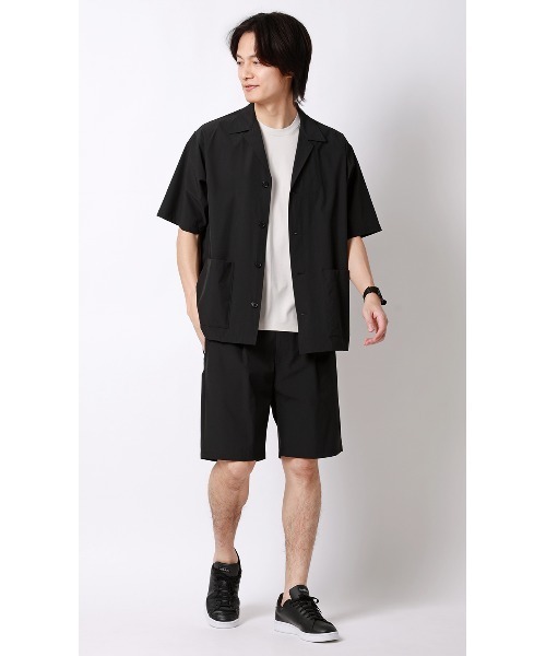 AOYAMA(アオヤマ)の「ショートパンツ【マルチウェイ】【セットアップ着用可】(その他パンツ・メンズ・ブラック/チャコールグレー・L/M)」の6枚目の写真