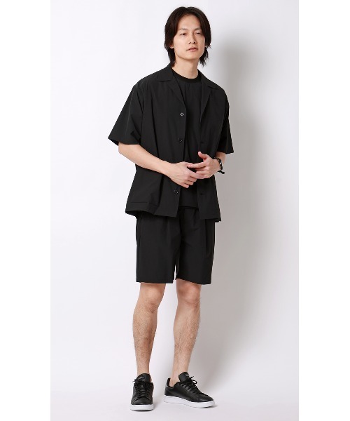 AOYAMA(アオヤマ)の「ショートパンツ【マルチウェイ】【セットアップ着用可】(その他パンツ・メンズ・ブラック/チャコールグレー・L/M)」の7枚目の写真