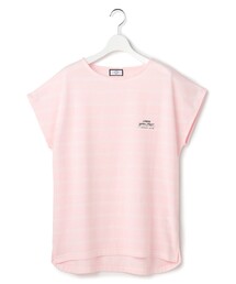 【WOMEN】キャップスリーブ ボーダーTシャツ