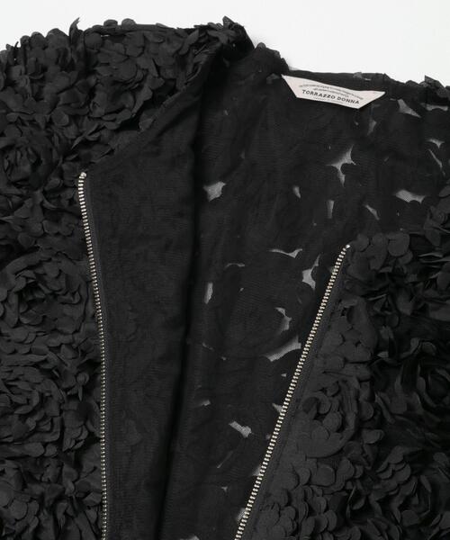 URBAN RESEARCH ROSSO WOMEN（アーバンリサーチ　ロッソ）の「Torrazzo Donna　FLOWER BOUQUET BLOUSON（ブルゾン・レディース・ブラック/アイボリー・FREE）」の12枚目の写真