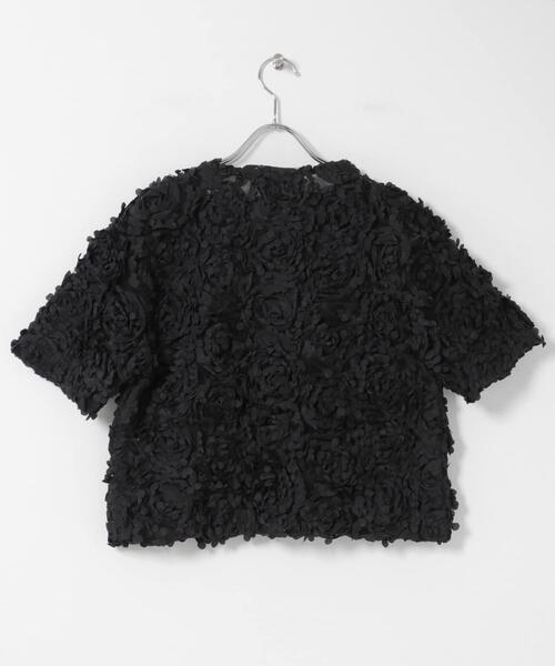 URBAN RESEARCH ROSSO WOMEN（アーバンリサーチ　ロッソ）の「Torrazzo Donna　FLOWER BOUQUET BLOUSON（ブルゾン・レディース・ブラック/アイボリー・FREE）」の14枚目の写真