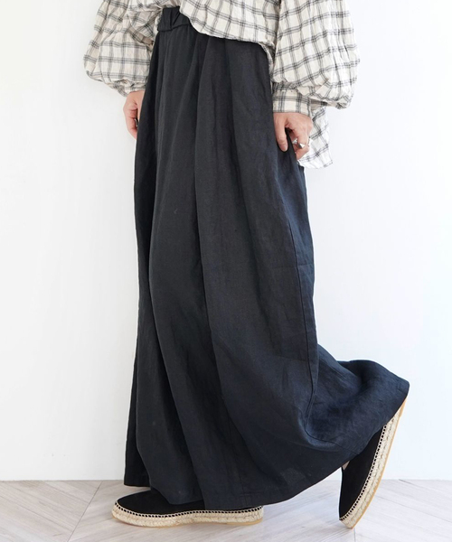 journal standard luxe レオパリネン タックパンツ レオパリネン タックパンツ（その他パンツ）｜JOURNAL STANDARD LUXE