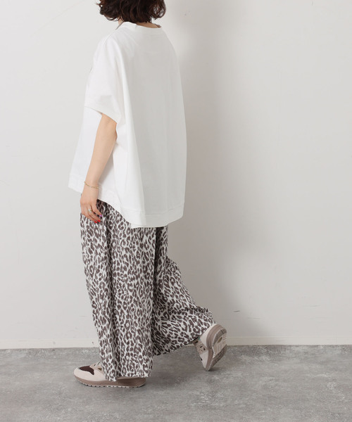 JOURNAL STANDARD LUXE（ジャーナルスタンダード　ラックス）の「レオパリネン タックパンツ（その他パンツ・レディース・ブラック/ブラウン系その他・FREE）」の9枚目の写真