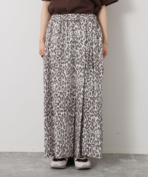 JOURNAL STANDARD LUXE（ジャーナルスタンダード　ラックス）の「レオパリネン タックパンツ（その他パンツ・レディース・ブラック/ブラウン系その他・FREE）」の10枚目の写真