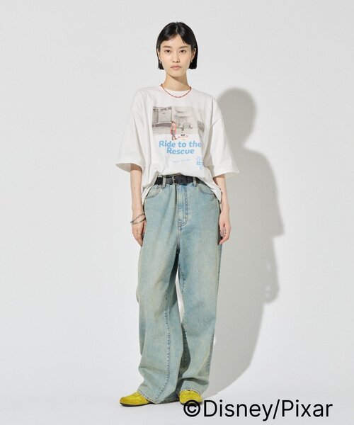Disney(ディズニー)の「【TOY STORY/トイ・ストーリー】アシッドバディフォトTEE(Tシャツ/カットソー・レディース・ネイビー/ベージュ/ホワイト・MEDIUM/LARGE)」の10枚目の写真