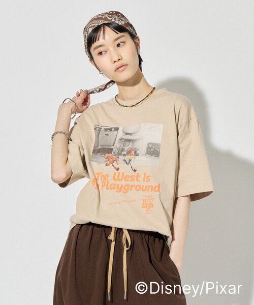 Disney(ディズニー)の「【TOY STORY/トイ・ストーリー】アシッドバディフォトTEE(Tシャツ/カットソー・レディース・ネイビー/ベージュ/ホワイト・MEDIUM/LARGE)」の21枚目の写真