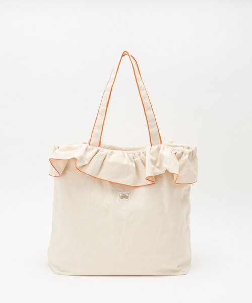 HELLO.SANFRANCISCO(ハローサンフランシスコ)の「【HELLO.SANFRANCISCO/ハローサンフランシスコ】フリル刺繍BIGトートバッグ(トートバッグ・レディース・ブルー系その他/イエロー/ピンク/アイボリー・ONE SIZE)」の13枚目の写真