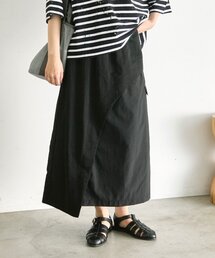 ear PAPILLONNER（イアパピヨネ）の「ナイロンカーブラインスカート【SUM1 STYLE】（スカート）」