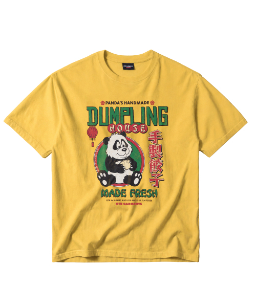 QT8 GARMENTS(キューティーエイトガーメント)の「LB Dumpling House Washed Tee (Yellow)(Tシャツ/カットソー・メンズ・その他・SMALL/MEDIUM/LARGE/X-LARGE)」の3枚目の写真