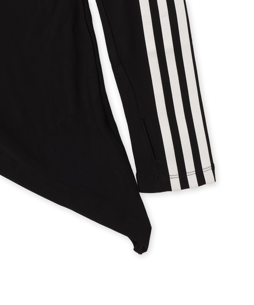 adidas(アディダス)の「adidas ONE SHOULDER ASYMMETRIC TOP / アディダス ワンショルダー アシンメトリック トップ(Tシャツ/カットソー・レディース・ブラック・S/M/L)」の5枚目の写真