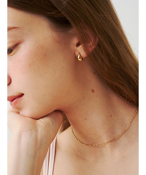 SOFER（ソフェル）の「ドロップピアス（ピアス（両耳用）・レディース・ゴールド/シルバー・F）」の6枚目の写真