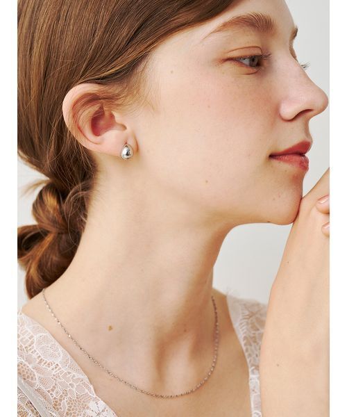 SOFER（ソフェル）の「ドロップピアス（ピアス（両耳用）・レディース・ゴールド/シルバー・F）」の7枚目の写真