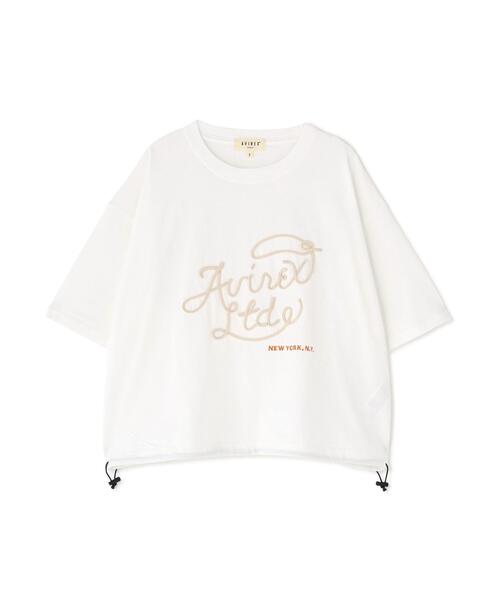 AVIREX(アヴィレックス)の「ROPE LOGO FADE WASH T-SHIRT(Tシャツ/カットソー・レディース・チャコールグレー/ネイビー/ホワイト系2・F)」の10枚目の写真