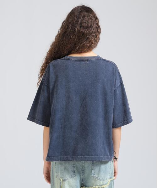 AVIREX(アヴィレックス)の「ROPE LOGO FADE WASH T-SHIRT(Tシャツ/カットソー・レディース・チャコールグレー/ネイビー/ホワイト系2・F)」の17枚目の写真
