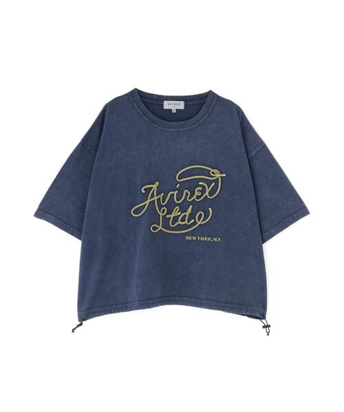 AVIREX(アヴィレックス)の「ROPE LOGO FADE WASH T-SHIRT(Tシャツ/カットソー・レディース・チャコールグレー/ネイビー/ホワイト系2・F)」の21枚目の写真