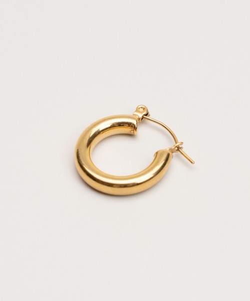 CEMONEMO(セモネモ)の「【金属アレルギー対応】シンプル スナップ フープ ピアス / ステンレス(ピアス(両耳用)・レディース・シルバー/ゴールド・FREE)」の13枚目の写真