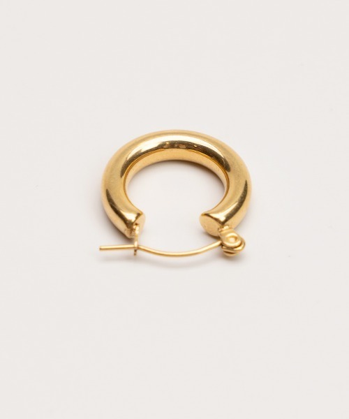 CEMONEMO(セモネモ)の「【金属アレルギー対応】シンプル スナップ フープ ピアス / ステンレス(ピアス(両耳用)・レディース・シルバー/ゴールド・FREE)」の12枚目の写真